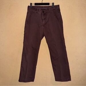 Men's maroon Chinos